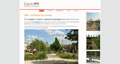 Desktop Screenshot of dhpaysages.fr