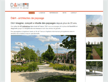 Tablet Screenshot of dhpaysages.fr
